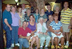 Sally Bowes, Becky Dorrough Diment, Don Sayger, Jane Fry Hoffman, Jeff Fry, James Fry, Julia (Judy) Kish Dorrough, Jan Dorrough Austin, Tony Sayger; Scot Dorrough